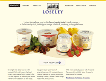 Tablet Screenshot of loseley.com